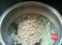 木耳烩金针菇的做法图解6