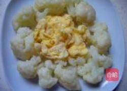 虾仁花菜的做法图解8