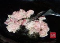 血豆腐肉片炒青蒜的做法图解5