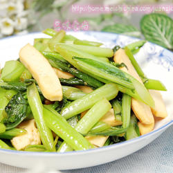 菜心豆干的做法[图]