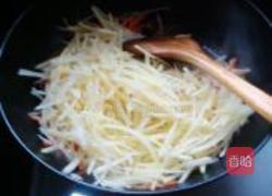 土豆丝炒肉的做法图解7