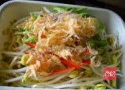 黄豆芽拌辣椒的做法图解3