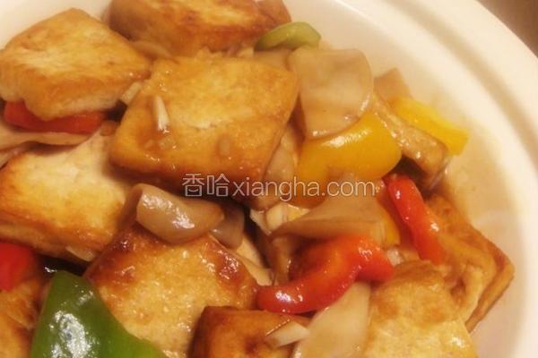 蒜香蚝味豆腐煲