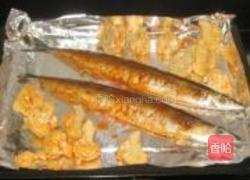 花菜烤秋刀鱼的做法图解4