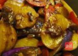 酱炒地三鲜的做法图解6