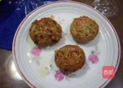 金针菇狮子头的做法图解3