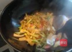 芥蓝炒香肠的做法图解5