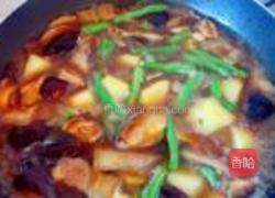 土豆豆角烧香菇的做法图解6