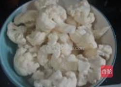 茄汁花菜炒肉片的做法图解3