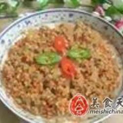 香菇马蹄蒸肉饼的做法[图]