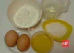 纸杯戚风蛋糕的做法图解1