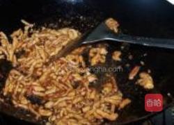 肉丝蒜苗的做法图解5