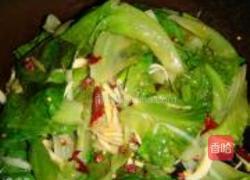 炝生菜的做法图解8