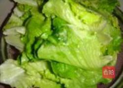 炝生菜的做法图解3