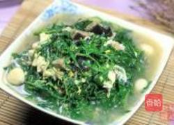 皮蛋瘦肉煮辣椒叶的做法图解7