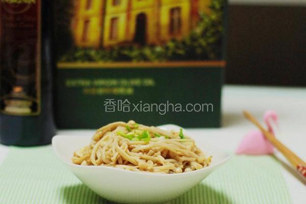 凉拌香油金针菇