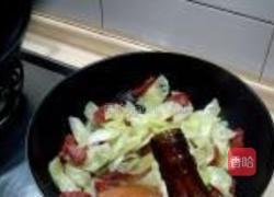 腊肠炒莴笋的做法图解5