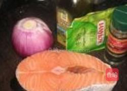 香草烤三文鱼的做法图解1