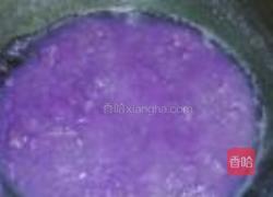 紫糯米丸子的做法图解1