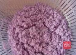 紫糯米丸子的做法图解4