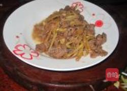 黑椒牛肉炒芹菜的做法图解6
