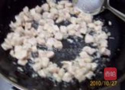 绿芥蓝蘑菇鸡丁的做法图解9