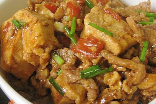 剁椒肉丝豆腐