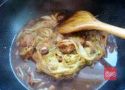 白菜粉条炖排骨的做法图解7