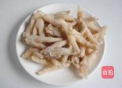 黄瓜拌凤爪的做法图解3