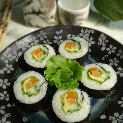 生菜沙拉寿司的做法[图]