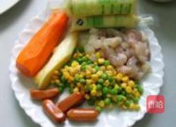 什锦鲜贝豆腐的做法图解1