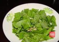 凉拌油麦菜的做法图解3