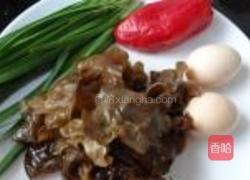 韭菜木耳炒蛋的做法图解1