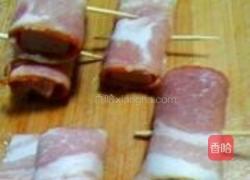 小兔子培根卷的做法图解2