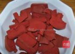 清肺黄豆烧猪红的做法图解2