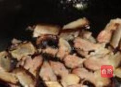 鲜笋炒腊肉的做法图解3