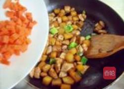 南瓜鸡丁玉米饭的做法图解8