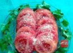 凉拌番茄的做法图解3