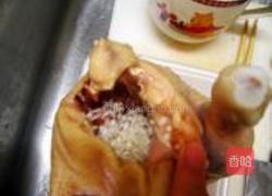 牛蒡糯米鸡的做法图解3