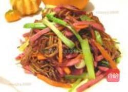 四丝炒面的做法图解6