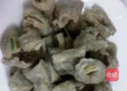双味炸肥肠的做法图解3