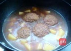 红烧狮子头的做法图解12