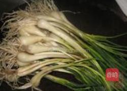 河虾炒荞头的做法图解3
