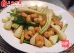 河虾炒荞头的做法图解7