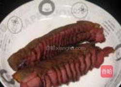 莴苣炒老腊肉的做法图解4