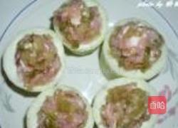 榨菜肉馅酿黄瓜的做法图解6