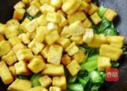 豆腐烧油菜的做法图解7