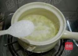 虾米卷心菜粥的做法图解6