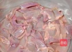 白灼猪肝尖的做法图解5