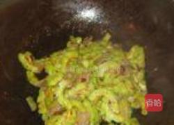 苦瓜豆鼓炒牛肉的做法图解8